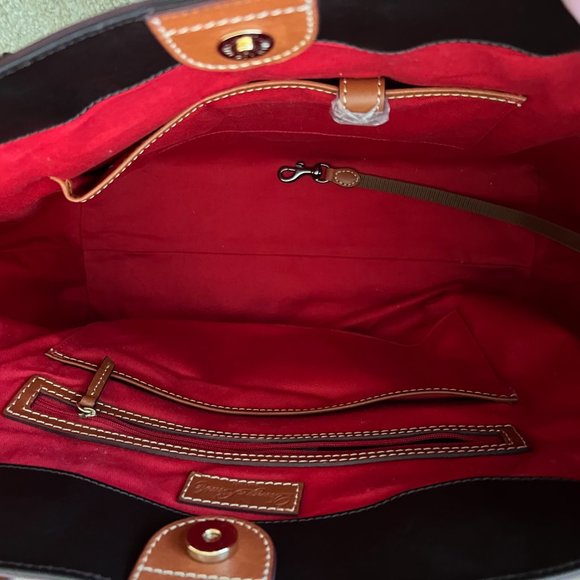 Dooney & Bourke Saffiano Large Shopper Tote Amber - Picture 5 of 8